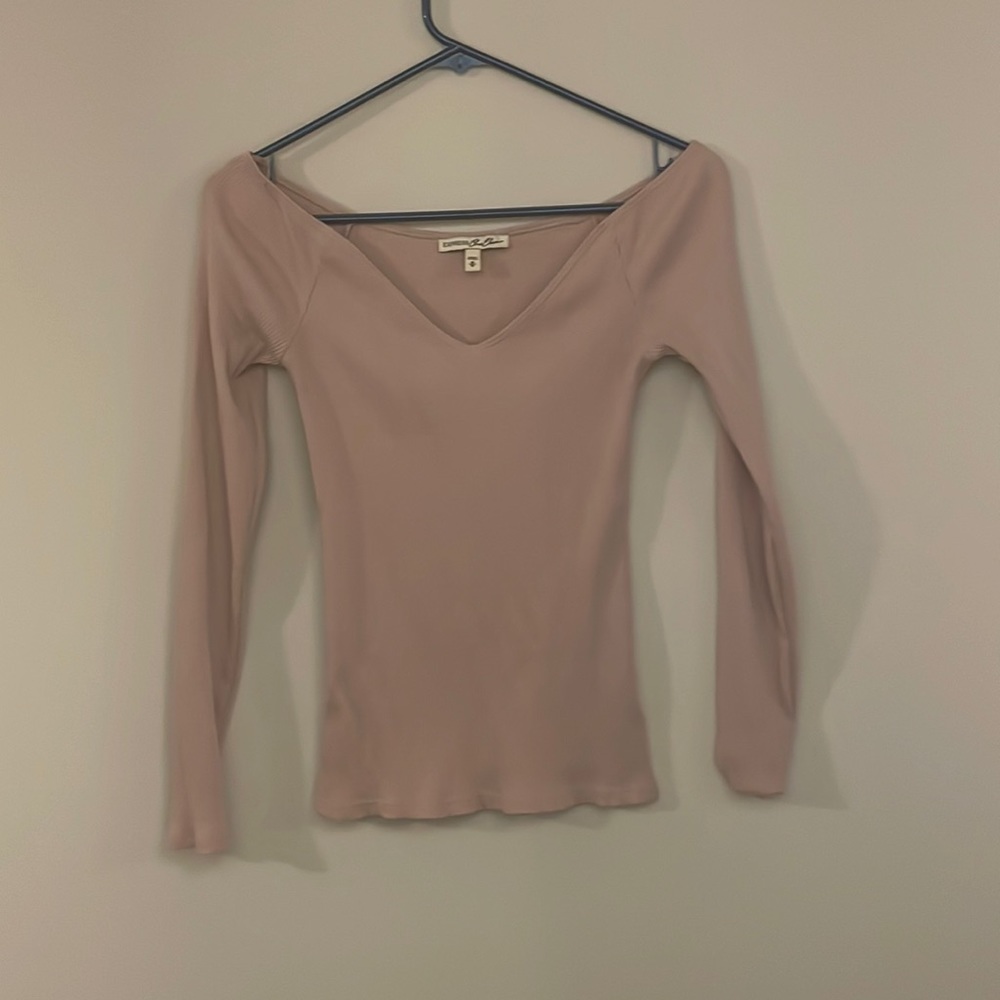 Express off the shoulder shirt